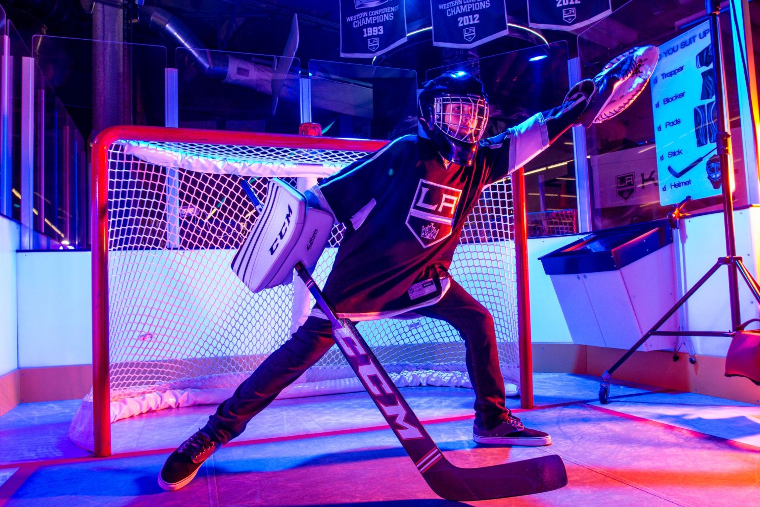 Science of Hockey You Be The Goalie Discovery Cube