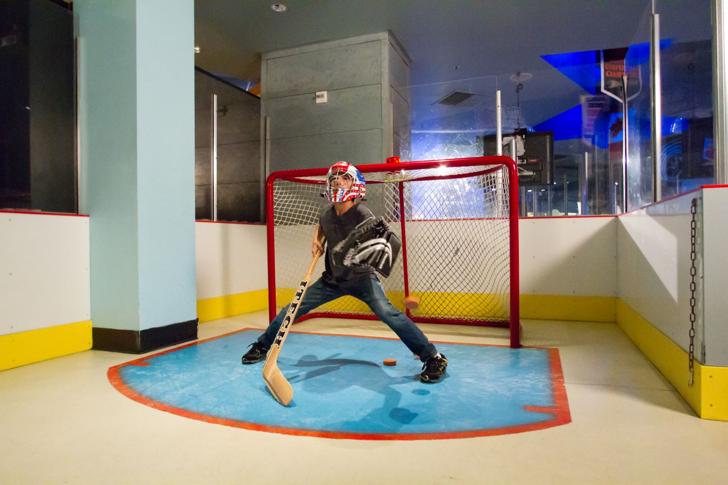 Science of Hockey: You Be The Goalie Exhibit - Discovery Cube