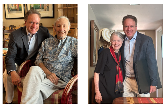 Group photo with a Founding Board Chairman - Bob Howard.